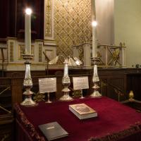 Bimaen i synagogen på Kystalgade