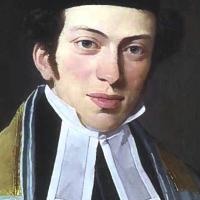 Et portræt maleri af Abraham Alexander Wolff
